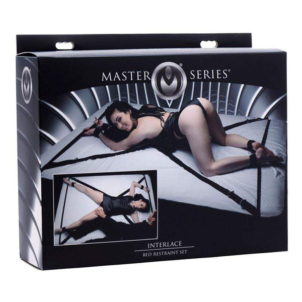 Master Series Interlace Bed Restraint Set - Bed Restraints A$86.03 Fast shipping