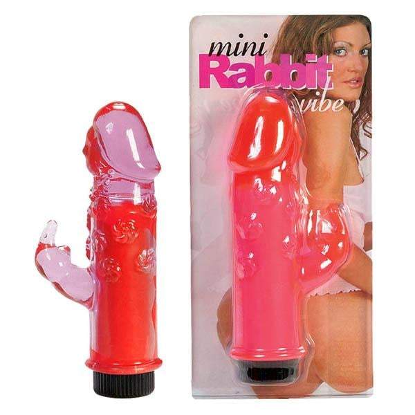 Mini Rabbit Vibe - Hot Pink 12.7 cm (5’’) Vibrator with Rabbit Clit Stimulator