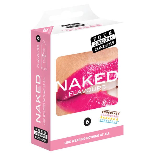 Naked Flavours - Ultra Thin Flavoured Condoms - 6 Pack A$7.80 Fast shipping
