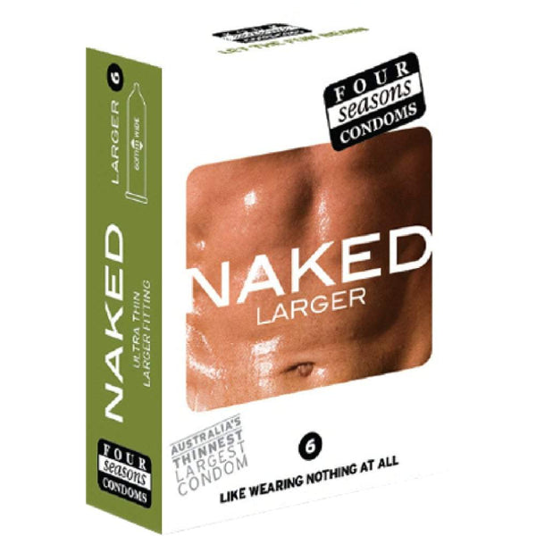 Naked Larger Condoms Pack of 6 Condoms A$8.95 Fast shipping