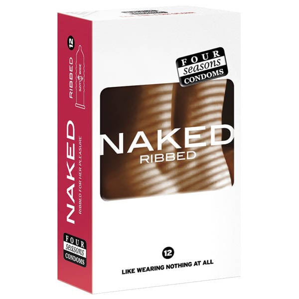 Naked Ribbed - Ultra Thin Ribbed & Lubed Condoms - 12 Pack A$13.37 Fast shipping