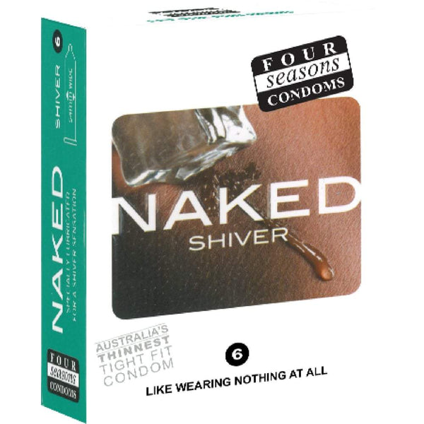 Naked Shiver Condoms Pack of 6 Condoms A$5.95 Fast shipping