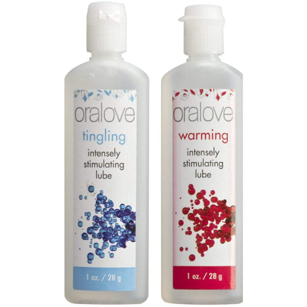 Oralove Dynamic Duo Lickable Lubes - Warming & Tingling A$25.95 Fast shipping