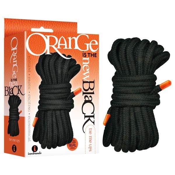 Orange Is The New Black - Tie Me Ups - Black Bondage Rope - 5 m Length A$23.48