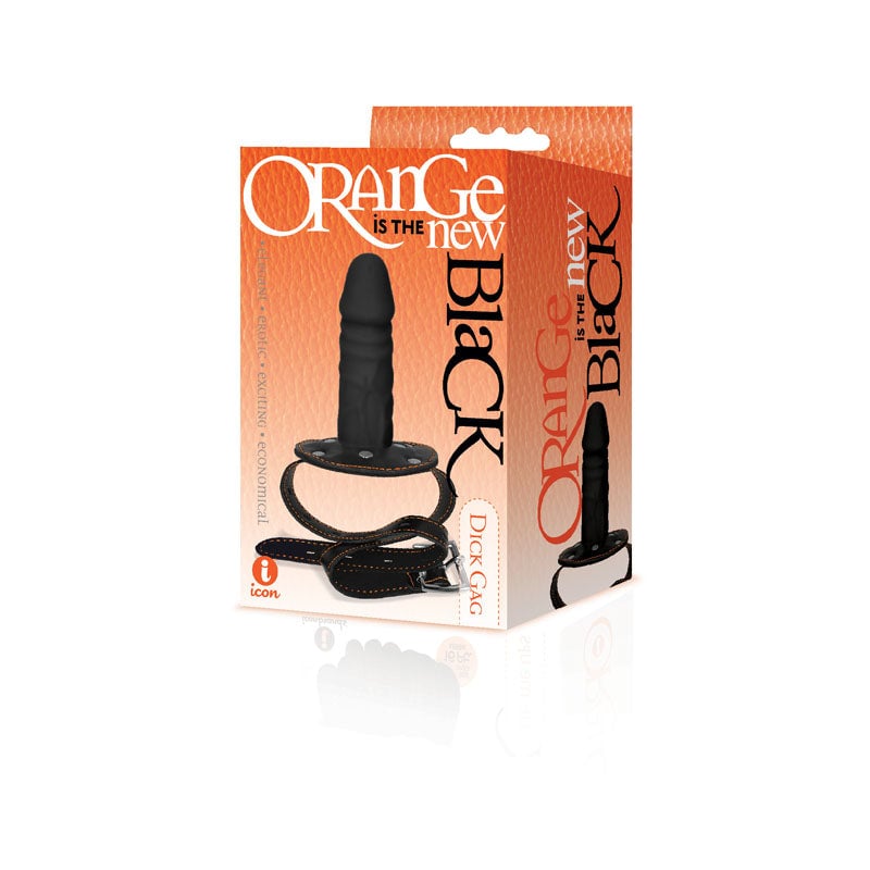The 9’s Orange Is The New Black Dick Gag - Blacj/Orange Mouth Restraint A$23.48