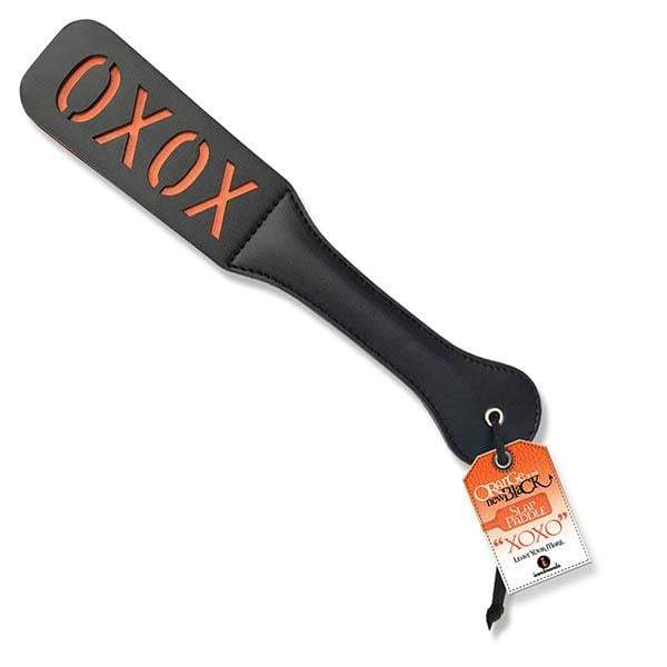 The 9’s Orange Is The New Black Slap Paddle XOXO - Black Paddle A$23.48 Fast