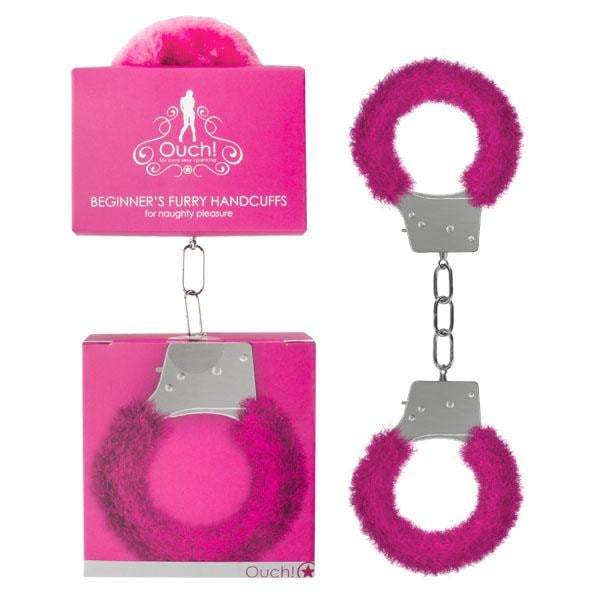 Ouch Beginner’s Furry Handcuffs - Pink Fluffy Restraint A$18.78 Fast shipping