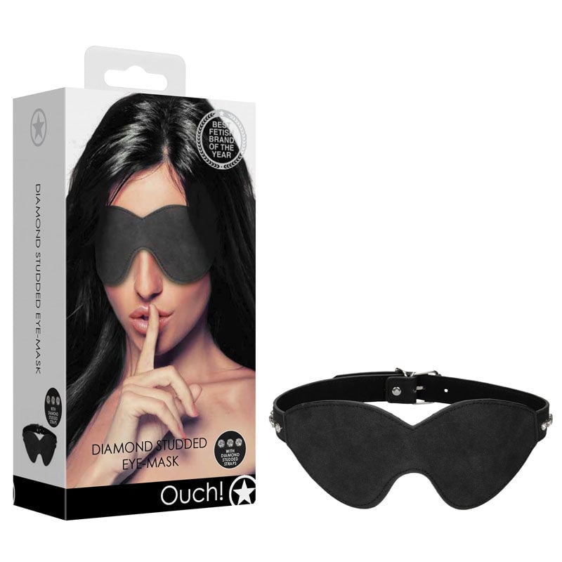 OUCH! Diamond Studded Eye-Mask - Black Eye Mask A$46.23 Fast shipping