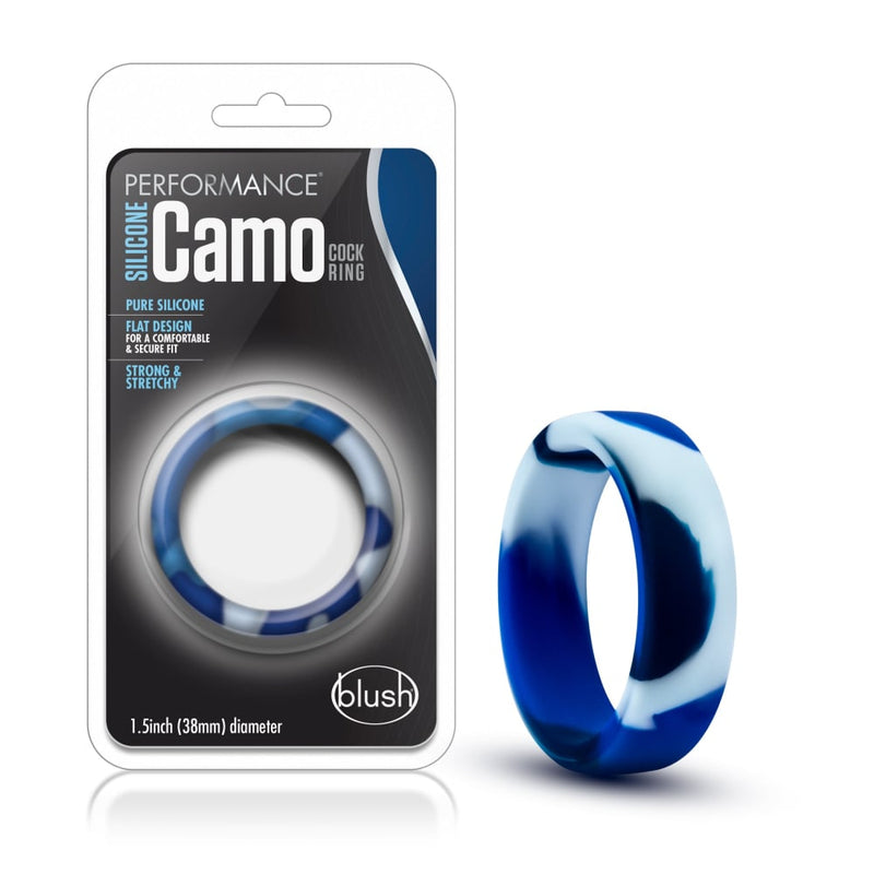 Performance Silicone Camo Cock Ring Blue Camoflauge A$21.74 Fast shipping