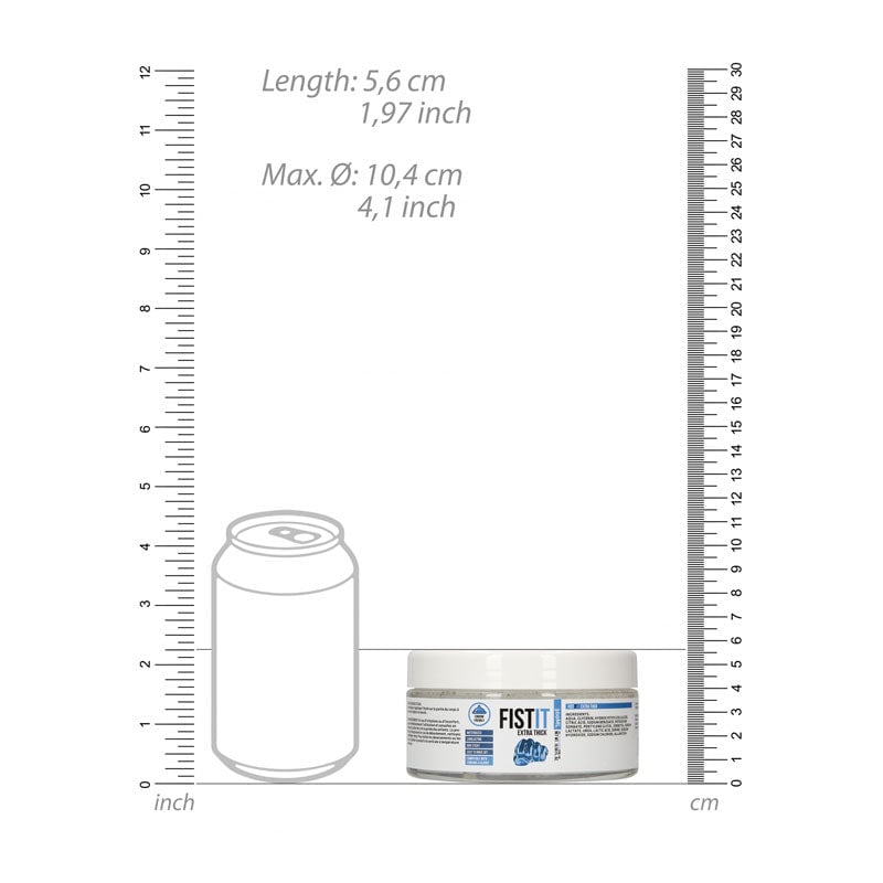 PHARMQUESTS Fist-It Extra Thick - 300ml - Thick Water Based Lubricant - 300 ml