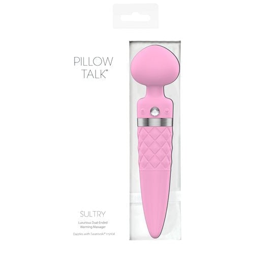 Pillow Talk Sultry Dual Ended Warming Massager Pink A$108.72 Fast shipping