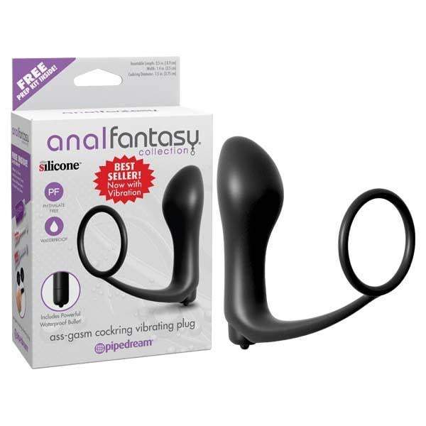Pipedream Anal Fantasy Ass-gasm Cockring Plug - Black A$48.58 Fast shipping