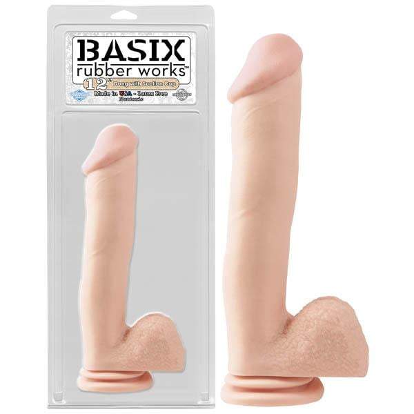 Pipedream Basix Rubber Works 12’’ Dong - Flesh 30.5 cm (12’’) Dong A$86.03 Fast