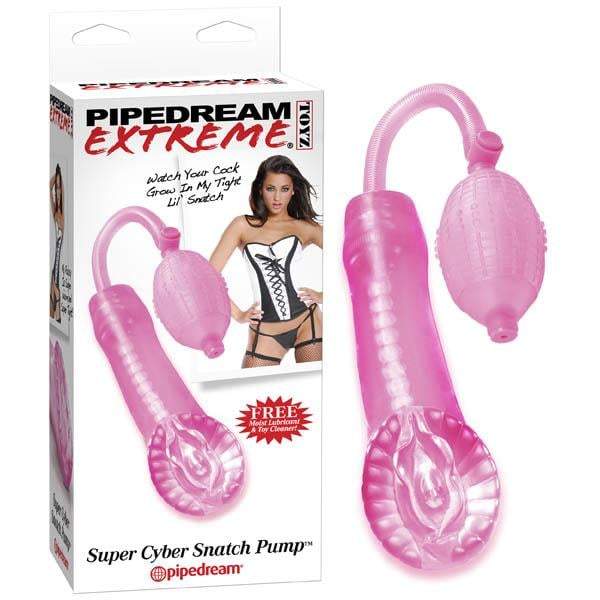 Pipedream Extreme Toyz Super Cyber Snatch Pump - Pink Masturbator Pump A$42.53
