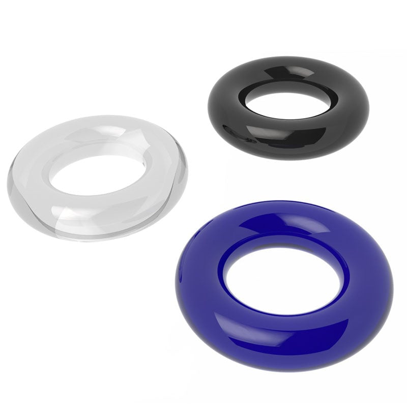 Power Plus Triple Donut Ring Set - Coloured Cock Rings - Set of 3 A$7.03 Fast