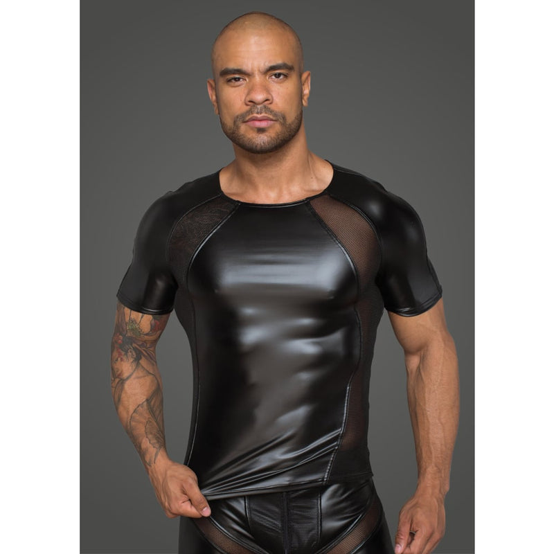 Power Wetlook Men T-shirt With 3D Net A$106.18 Fast shipping
