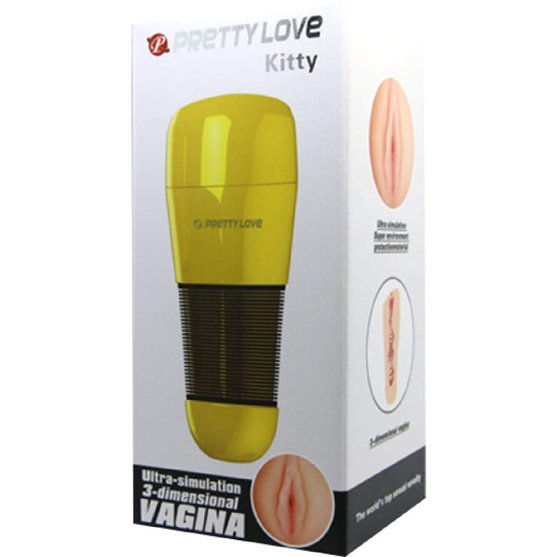 Pretty Love Kitty Vagina Masturbator - Gold A$52.95 Fast shipping