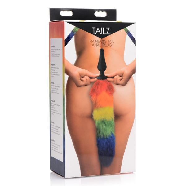 Rainbow Tail Silicone Butt Plug A$98.91 Fast shipping