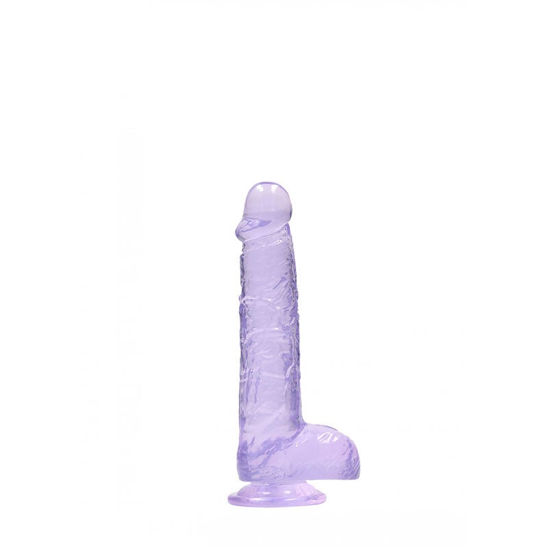 RealRock 6’’ Realistic Dildo With Balls - Purple 15.2 cm Dong A$26.63 Fast