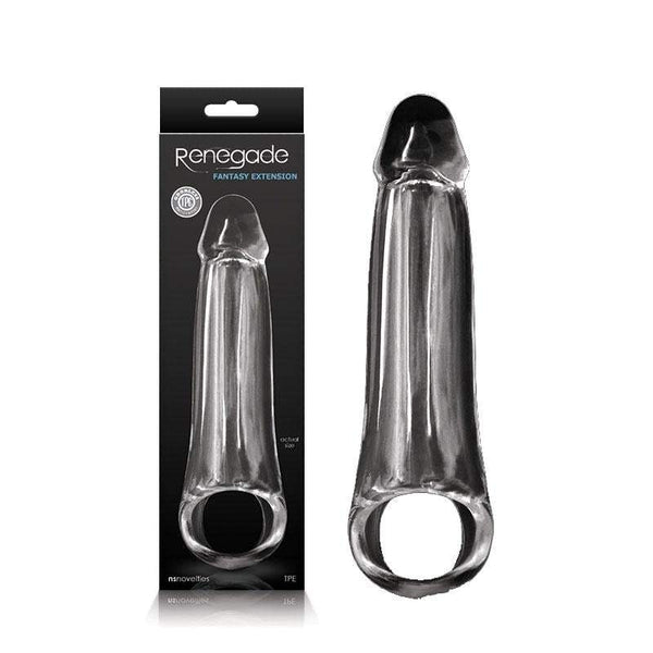 Renegade Fantasy Extenstion - Clear Medium Penis Extension Sleeve A$25.63 Fast