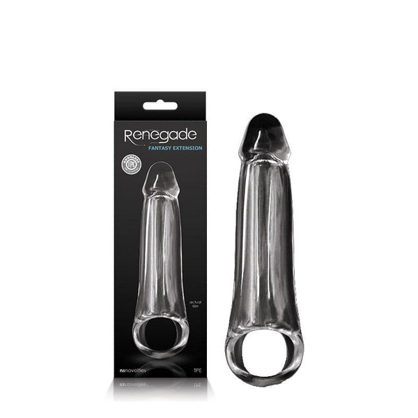 Renegade Fantasy Extenstion - Clear Small Penis Extension Sleeve A$22.04 Fast