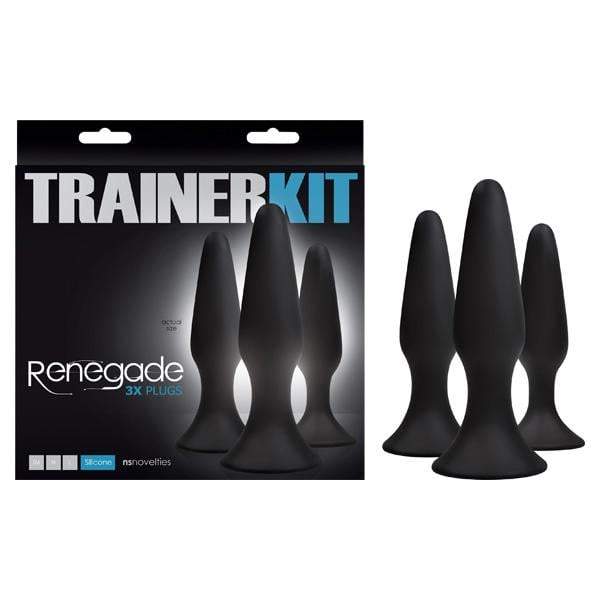 Renegade Sliders Trainer Kit - Black Butt Plugs - Set of 3 A$67.53 Fast shipping