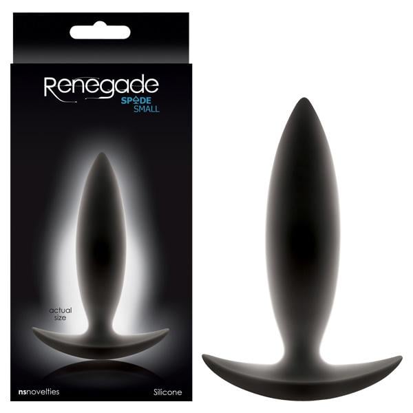 Renegade - Spades - Black 10 cm (4’’) Small Butt Plug A$32.78 Fast shipping