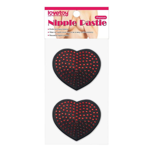 Reusable Red Diamond Heart Nipple Pasties A$15.17 Fast shipping