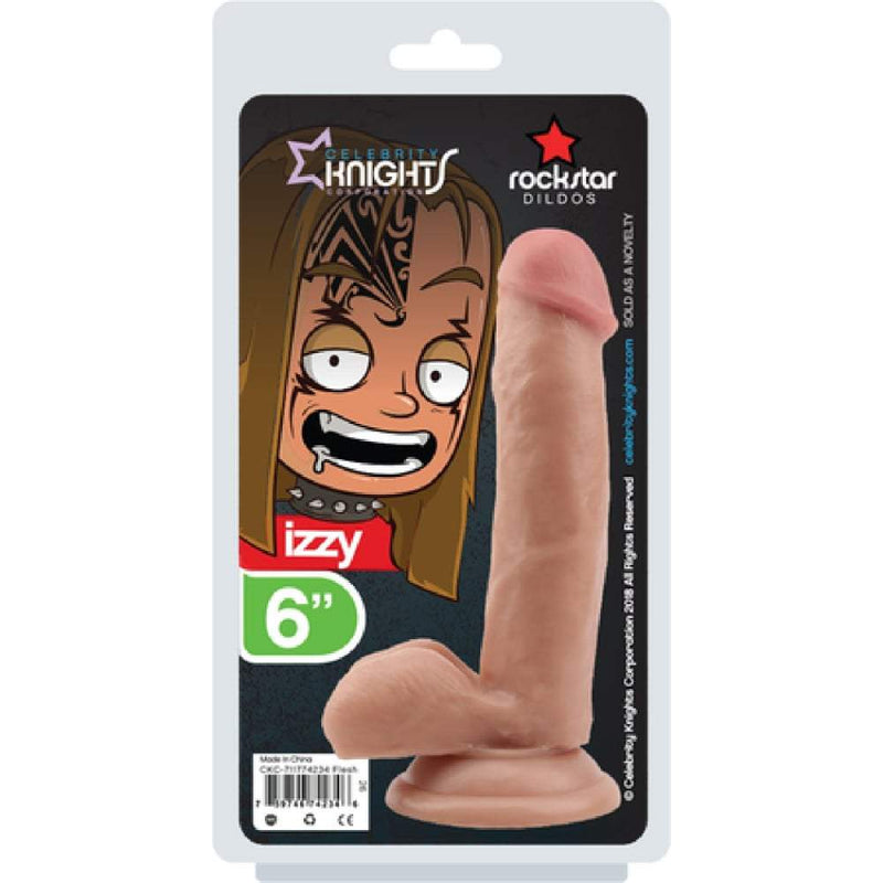 Rockstar (Izzy) 6 Dong Harness Compatibe Suction Cup - Flesh A$37.95 Fast