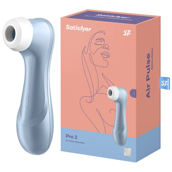 Satisfyer Pro 2 - Blue - Touch-Free USB-Rechargeable Clitoral Stimulator A$92.41