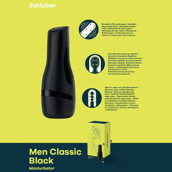 Satisfyer Men Classic - Black Stroker A$60.96 Fast shipping