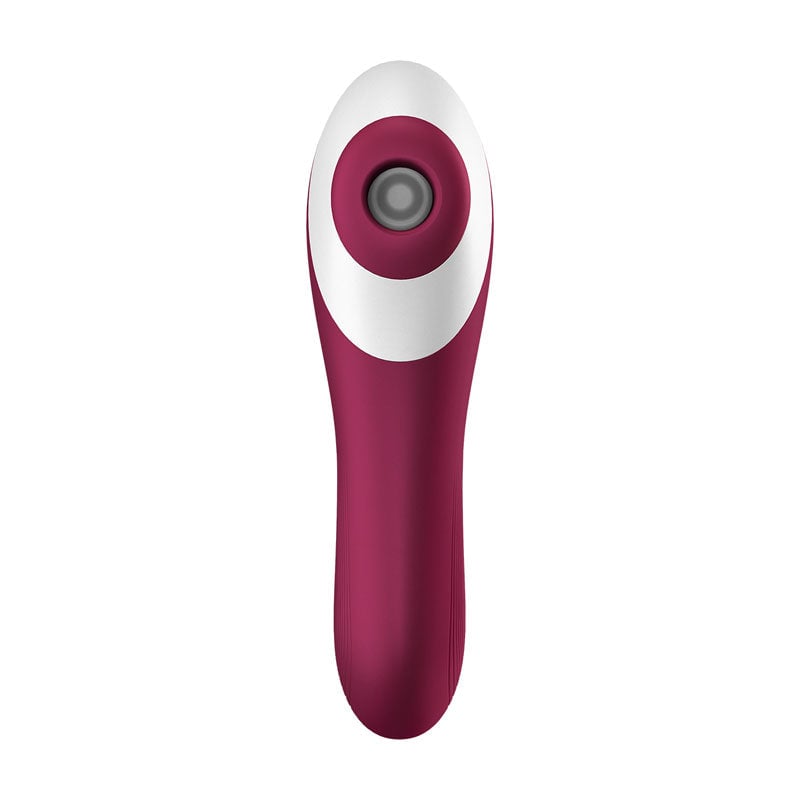 Satisfyer Dual Crush - Red Air Pulse Stimulator with Vibration A$70.21 Fast