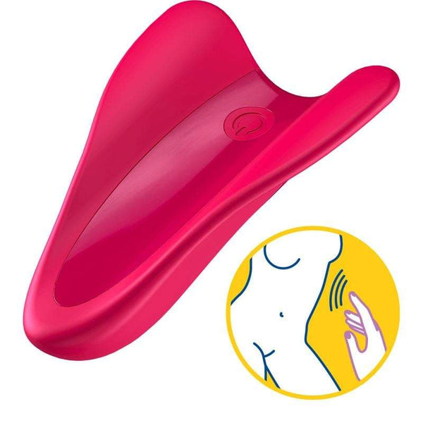 Satisfyer High Fly - Red USB Rechargeable Finger Stimulator A$46.16 Fast