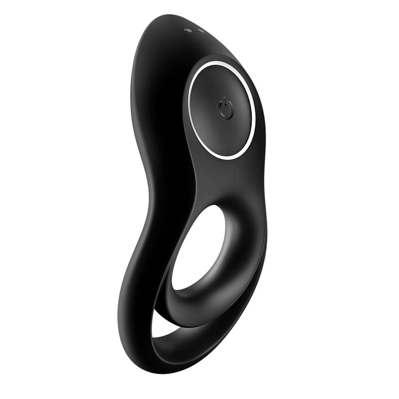 Satisfyer Legendary Duo - Black USB Rechargeable Cock & Balls Ring A$46.16 Fast