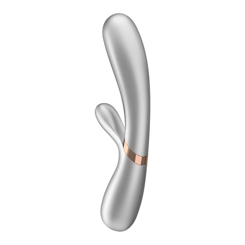 Satisfyer Hot Lover - Silver/Champagne App Controlled USB Rechargeable Rabbit