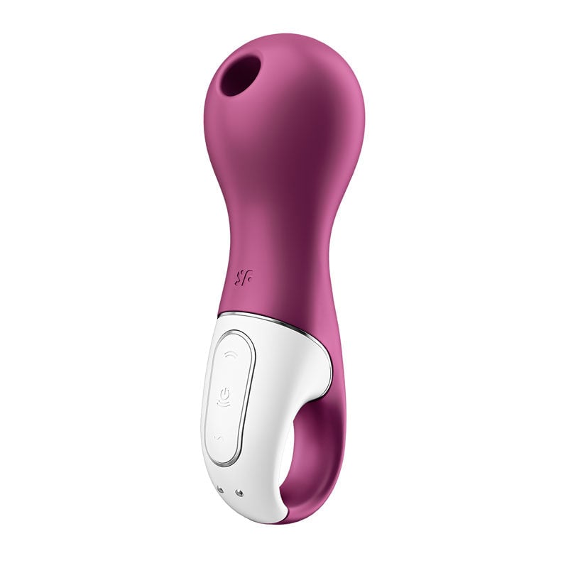 Satisfyer Lucky Libra - Berry Red Air Pulsation Stimulator with Vibration