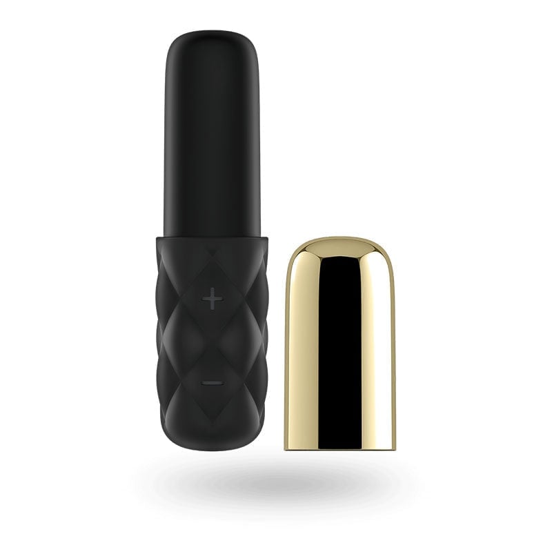 Satisfyer Mini Lovely Honey - Gold/Black USB Rechargeable Mini Vibrator A$46.16