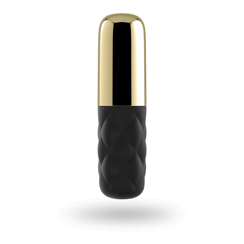 Satisfyer Mini Lovely Honey - Gold/Black USB Rechargeable Mini Vibrator A$46.16