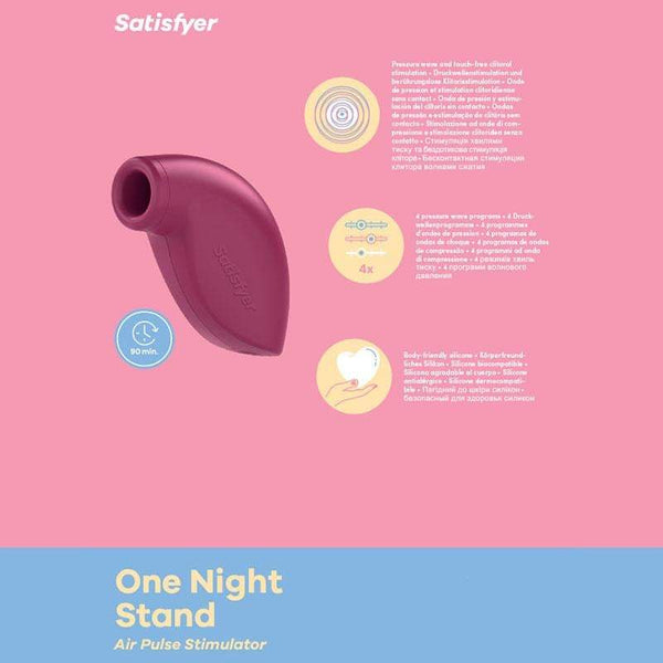 Satisfyer One Night Stand - Touch-Free Disposable Clitoral Stimulator A$23.38