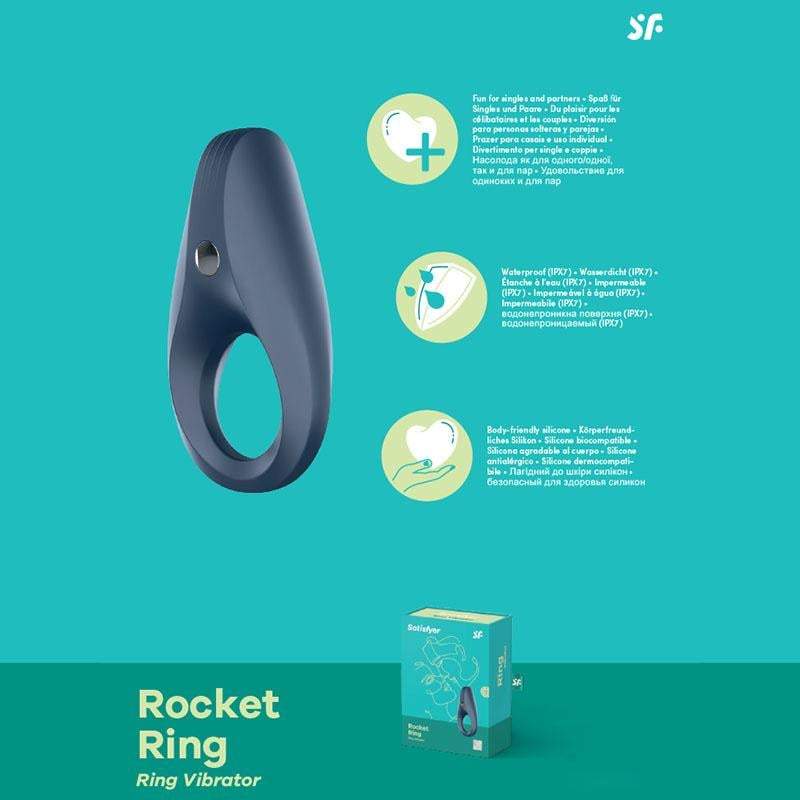 Satisfyer Rocket Ring - Vibrating Cock Ring A$46.16 Fast shipping
