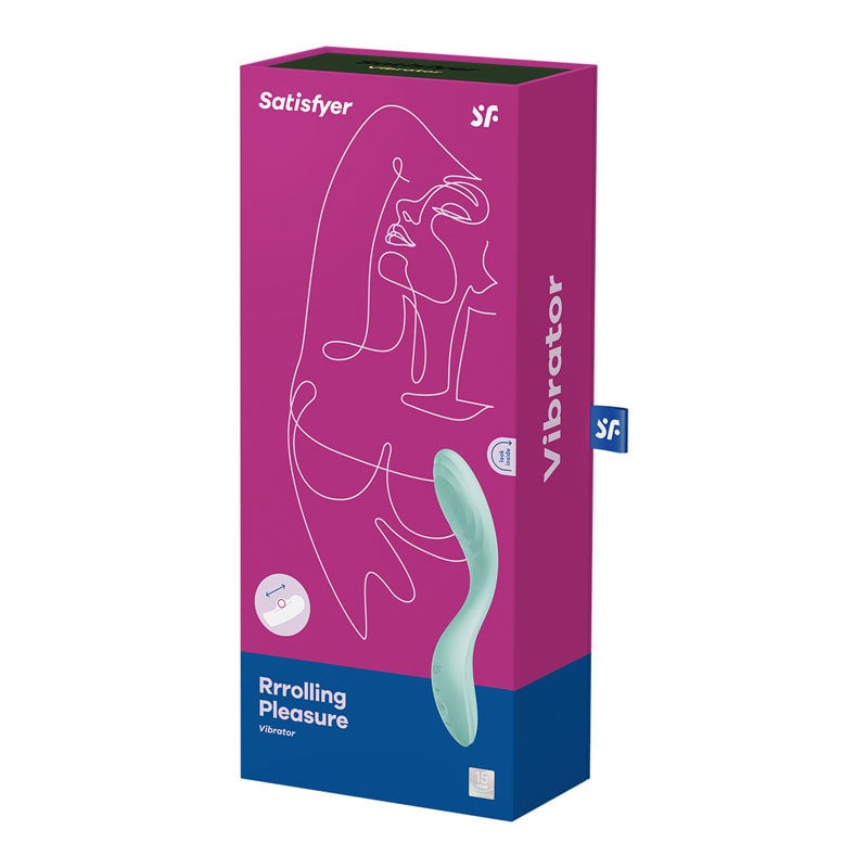 Satisfyer Rrrolling Pleasure - Mint USB Rechargeable Vibrator A$75.76 Fast