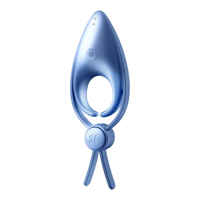 Satisfyer Sniper - Blue - Blue Vibrating Adjustable Lasso Cock Ring A$51.71 Fast