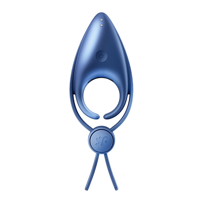 Satisfyer Sniper - Blue - Blue Vibrating Adjustable Lasso Cock Ring A$51.71 Fast