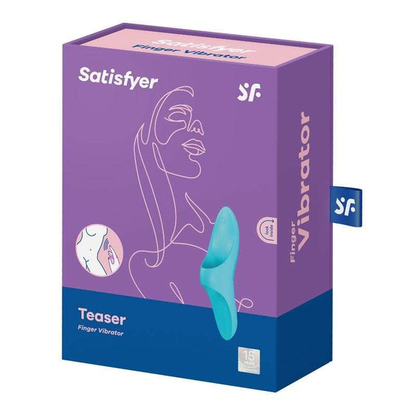 Satisfyer Teaser - Light Blue USB Rechargeable Finger Stimulator A$46.16 Fast