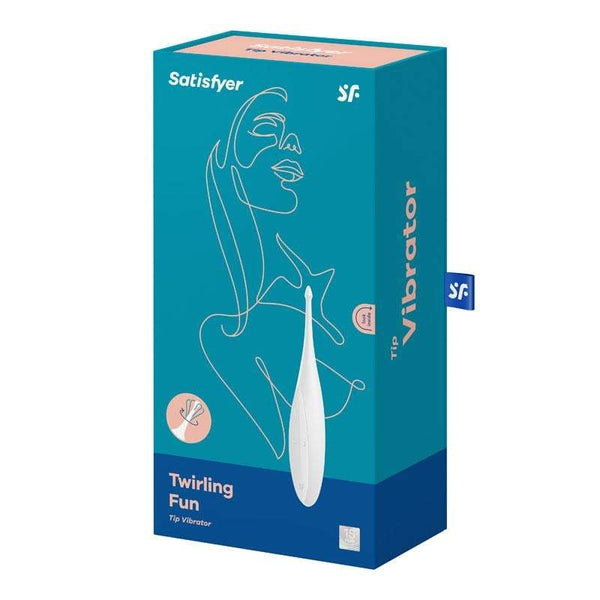 Satisfyer Twirling Fun - White USB Rechargeable Point Clitoral Stimulator