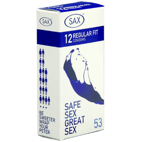 SAX2 Regular Fit Condoms Pack of 12 Condoms A$10.95 Fast shipping