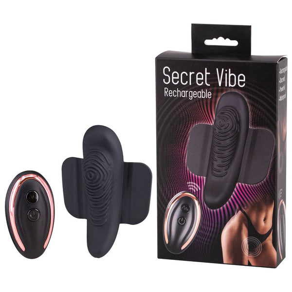 Secret Vibe - Black USB Rechargeable Panty Vibe with Remote A$71.98 Fast