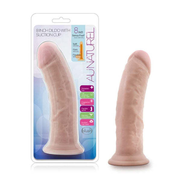 Sensa Feel 8 Dildo Harness Compatibe Suction Cup - Flesh A$52.67 Fast shipping
