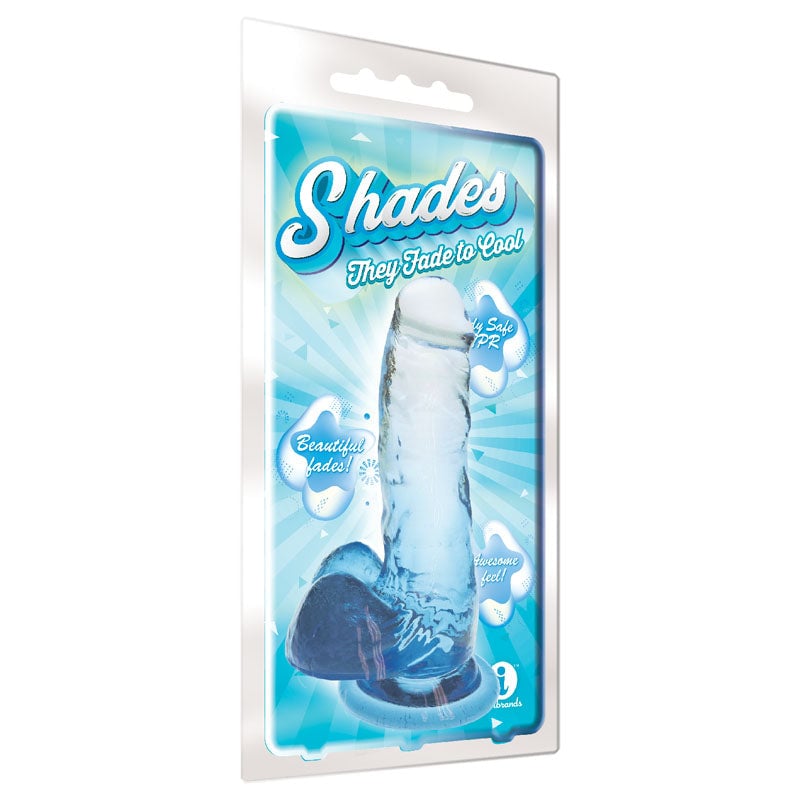 Shades 7’’ Jelly TPR Dong - Blue 17.8 cm Dong A$45.33 Fast shipping