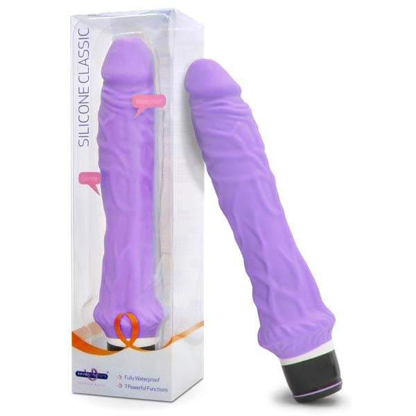 Silicone Classic - Purple 19.5 cm (7.5’’) Vibrator A$40.98 Fast shipping